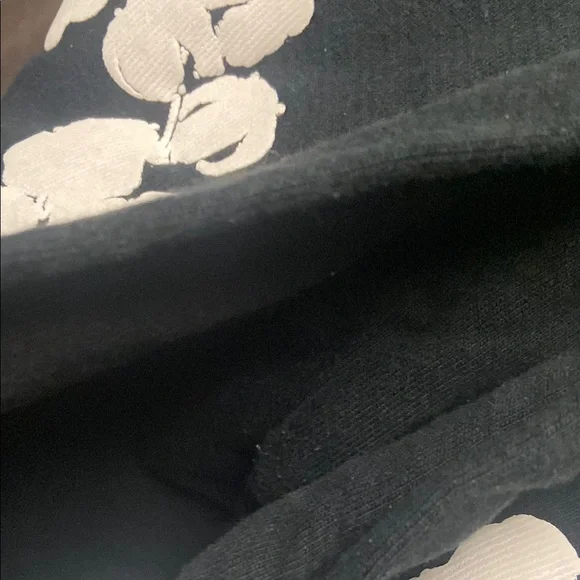 Black denim tears African diaspora goods hoodie size medium